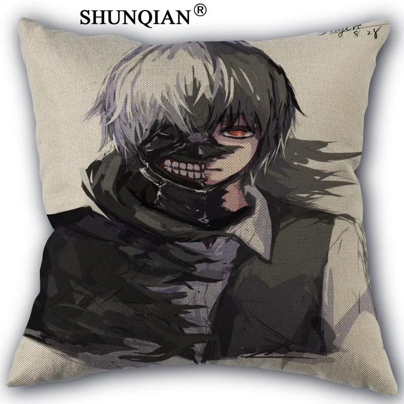 Одежда с надписью «tokyo ghoul Подушка Чехол персональная нестандартная печати декоративное хлопковое белье Наволочка 45x45 см с одной стороны A1017 - Цвет: 13