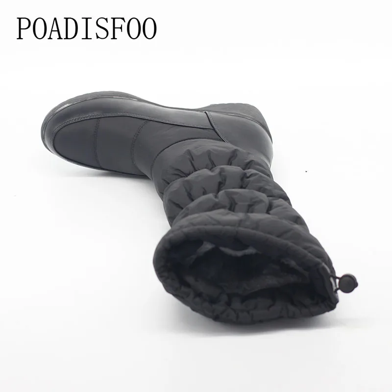HOKSVZY puls/ г.; зимние ботинки; повседневные зимние ботинки на пуху; популярные слипоны с круглым носком; высококачественные X-85