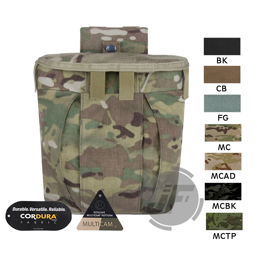

Emerson Tactical Duty Belt Pouch MOLLE PALS Drop-Hip Expandable Dump Mag Pouch Emersongear Magazine Stiff Opening Storage Bag