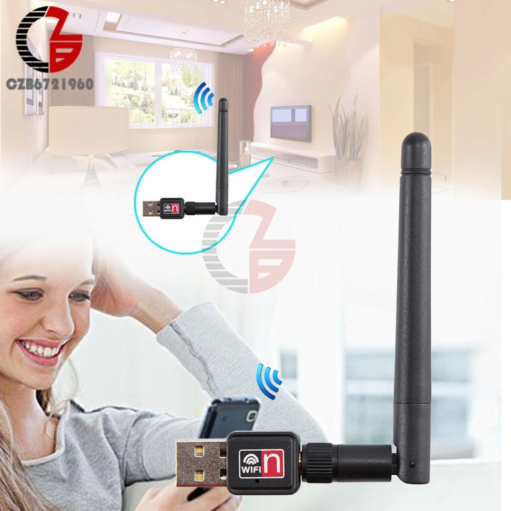 USB Wi-Fi Wifi роутер ПК wifi адаптер 150 м USB WiFi антенна Беспроводная компьютерная Сетевая Карта 802.11n/g/b LAN с антенной