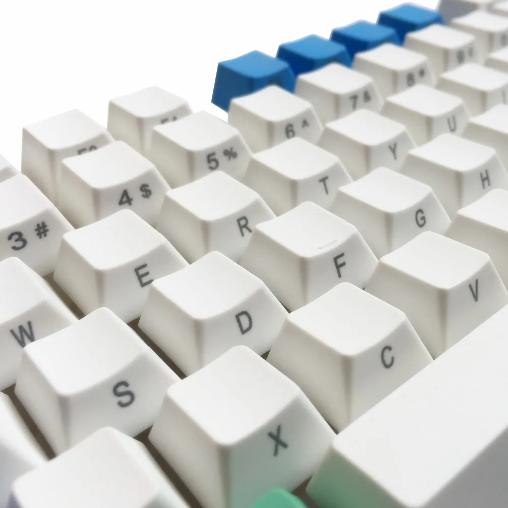 PBT keycaps ANSI/ISO Side/Front Print SeMi Profile Chalk Cherry MX Key Caps For 87 TKL/104/60% MX Switches Mechanical Keyboard PBT keycaps ANSI/ISO Side/Front Print SeMi Profile Chalk Cherry MX Key Caps For 87 TKL/104/60% MX Switches Mechanical Keyboard