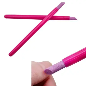

High Quality 1 Pcs Stone Nail File Professional Nail Art Equipment Manicure Stone Pusher Nail Tools For Women Rose
