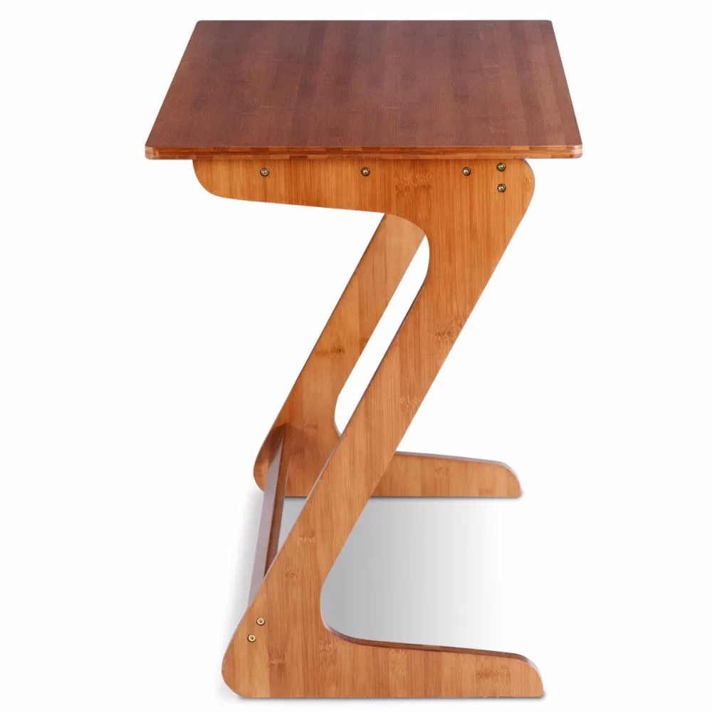 Giantex Bamboo Sofa Table TV Tray Laptop Desk Coffee End Table Bed Side Snack Table New Home Furniture HW58528
