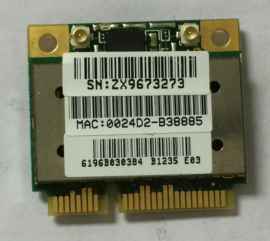 Распродажа Двухдиапазонная Wi Fi мини карта pci e Atheros AR9280 AR5BHB92 2 4 ГГц и 5 802.11a/b/g/n