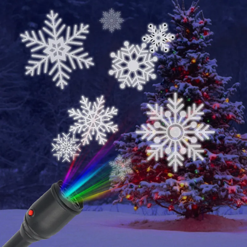 

LED Flashlight 8 Patterns Projector Slides Christmas Halloween Portable Chargeable Projector Light Children's Holiday Gifts