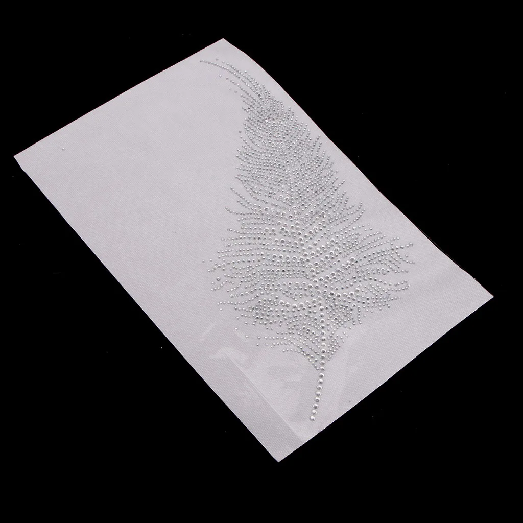 Glitter Rhinestone Iron On Transfer Hot Fix T-shirt Motif DIY  Decor
