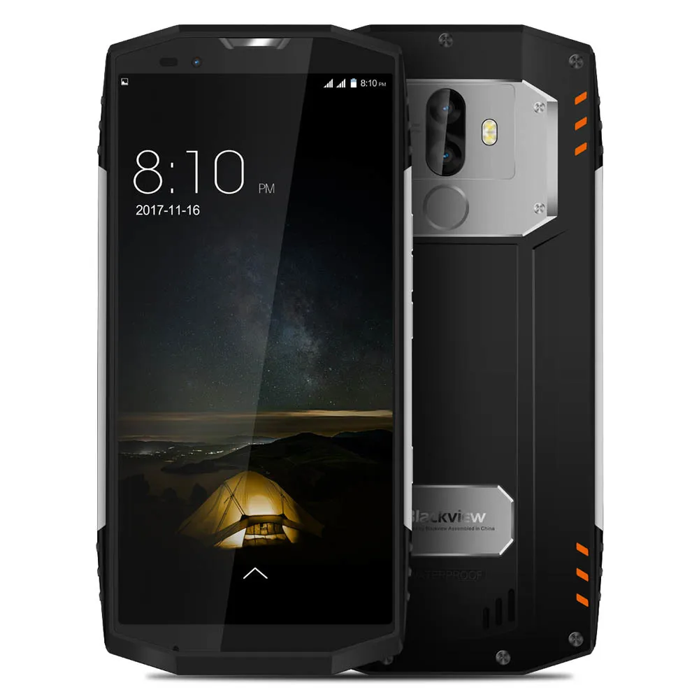 Blackview BV9000 смартфон IP68 Водонепроницаемый Helio P25 MTK6757 Octa Core 4 GB+ 64 GB Android 7,1 13.0MP 5,7 дюйма прочный мобильный телефон - Цвет: Silver