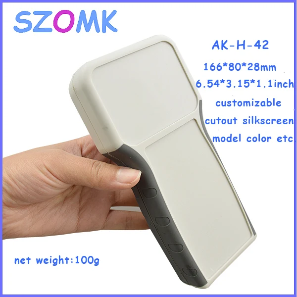 

1 piece, electronics plastic outlet enclosures 166*80*28mm inch instrument control boxes, 2015 new handheld plastic enclosure