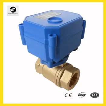 

CWX-15 1/2'' DN15 3/4'' DN20 1/4'' DN8 3/8'' DN10 brass 2-way motorized ball valve DC3-6v CR01 two wires electric valve