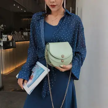 

Contrast color Leather Crossbody Bags For Women Travel Handbag Fashion Simple Shoulder Messenger Bag Ladies Cross Body Bag