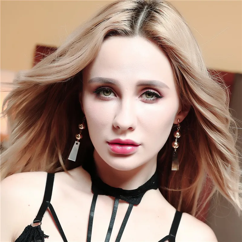 Sulemon Fashion Long Tassel Gold Ball Beads Shell Pendant Clip/Hook Earrings Without Piercing Sweet Ear Cuff No Hole For Women | Украшения