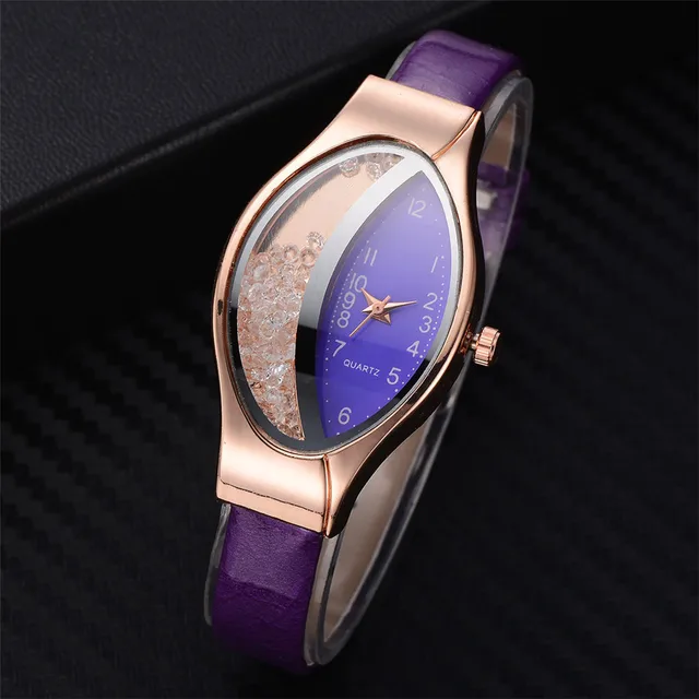 Buy Oval Dial Lady Wristwatch Analog Display Bangle