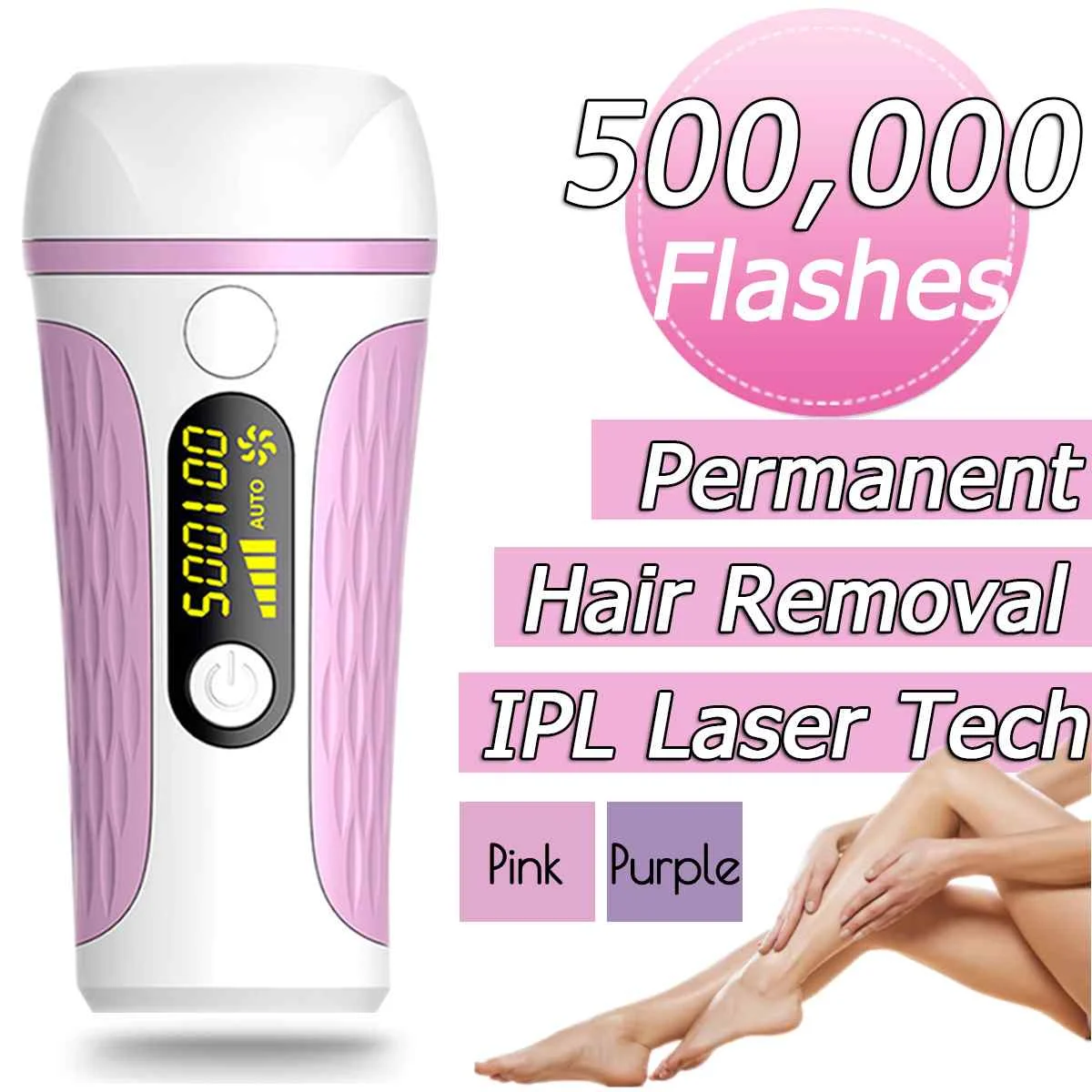 990000/500000 импульсный лазерный эпилятор IPL эпилятор перманентное удаление волос сенсорный Триммер бикини для ног тела для женщин массаж тела