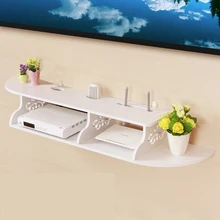 Modern Floating Shelves CD TV DVD Book Display Storage Board Chic Wall Mounted Shelf Bookshelf Display Rack Household Holder