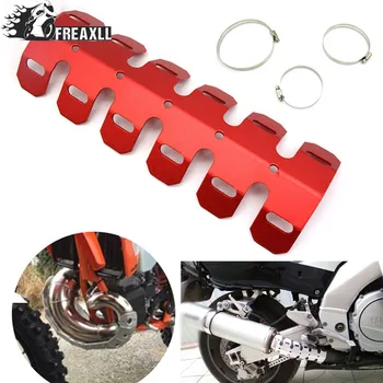 

New Motorcycle Exhaust Muffler Pipe Heat Shield Cover Guard FOR HONDA CR CRF SL XR CRM 80 85 125 150 230 250 400 450 650 1000 R