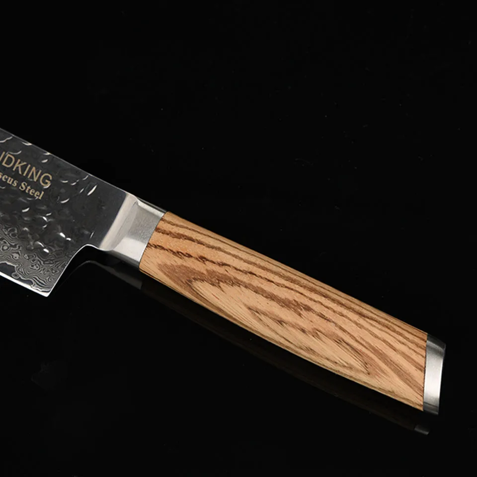 FINDKING 2017 New Zebra wood handle damascus knife 7 inch santoku chef knife 67 layers damascus steel kitchen knives FINDKING 2017 New Zebra wood handle damascus knife 7 inch santoku chef knife 67 layers damascus steel kitchen knives
