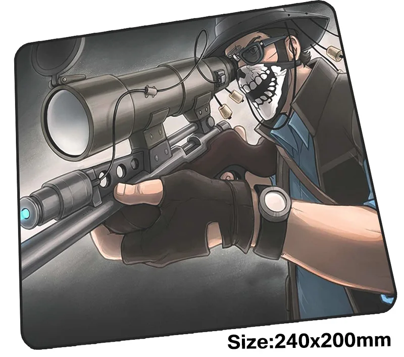 Коврик для мыши team fortress 2 геймер 240x200 мм коврик notbook мультяшный игровой большой