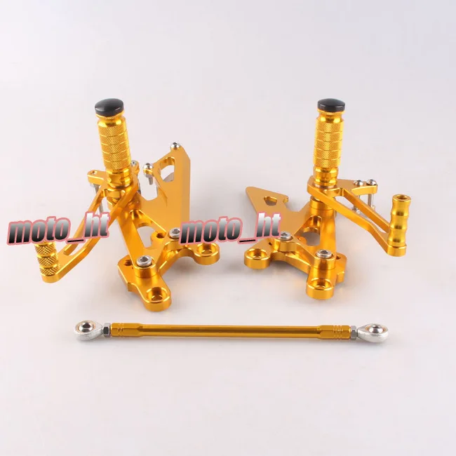 CNC регулируемый Rearset задний Набор Подножки для Honda RVF400 все годы запчасти для мотоцикла алюминиевый сплав