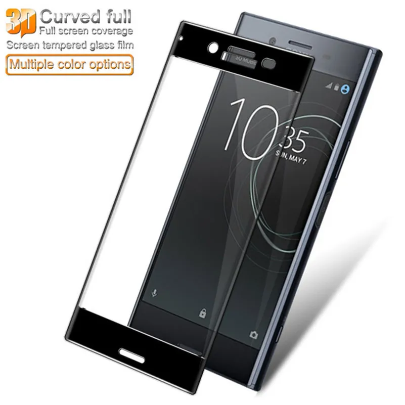 Полное покрытие 3D изогнутое Закаленное стекло протектор для Sony Xperia XZ F8331 F8332 5 2