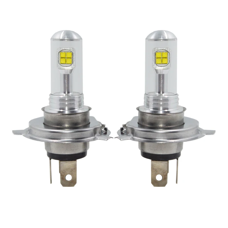 2Pcs Car headlight 80w H4 9003 HB2 White 6000k 3000lm LED Driving Running Light h4 HeadLamp DRL Daylight Kit | Автомобили и