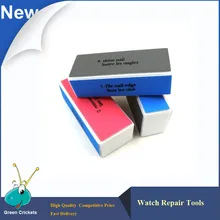 2 шт./партия, инструменты для ремонта часов, абразивный блок, детали часов, инструменты для ручной полировки