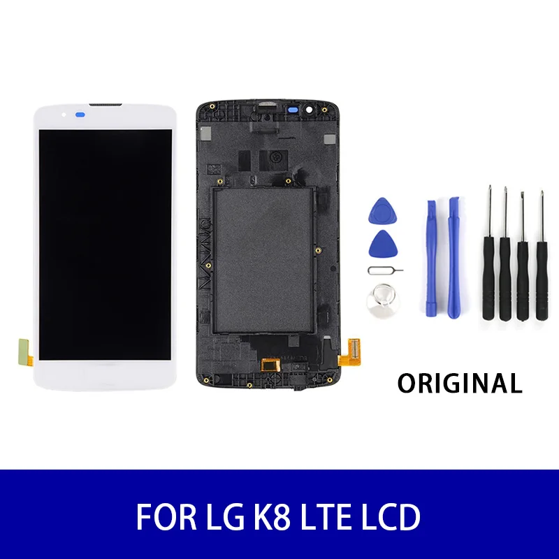 

Original For LG K8 LTE K350/K350n/K350e/K350DS Lcd Display Touch Screen Panel Digitizer Assembly Screen Replacement Parts