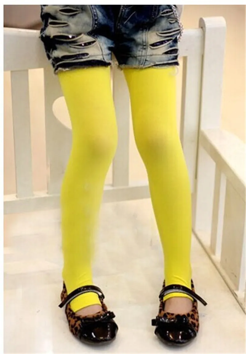CN/леггинсы для девочек 4-8 лет; детские штаны для танцев; 11 цветов; тонкие бархатные штаны для девочек