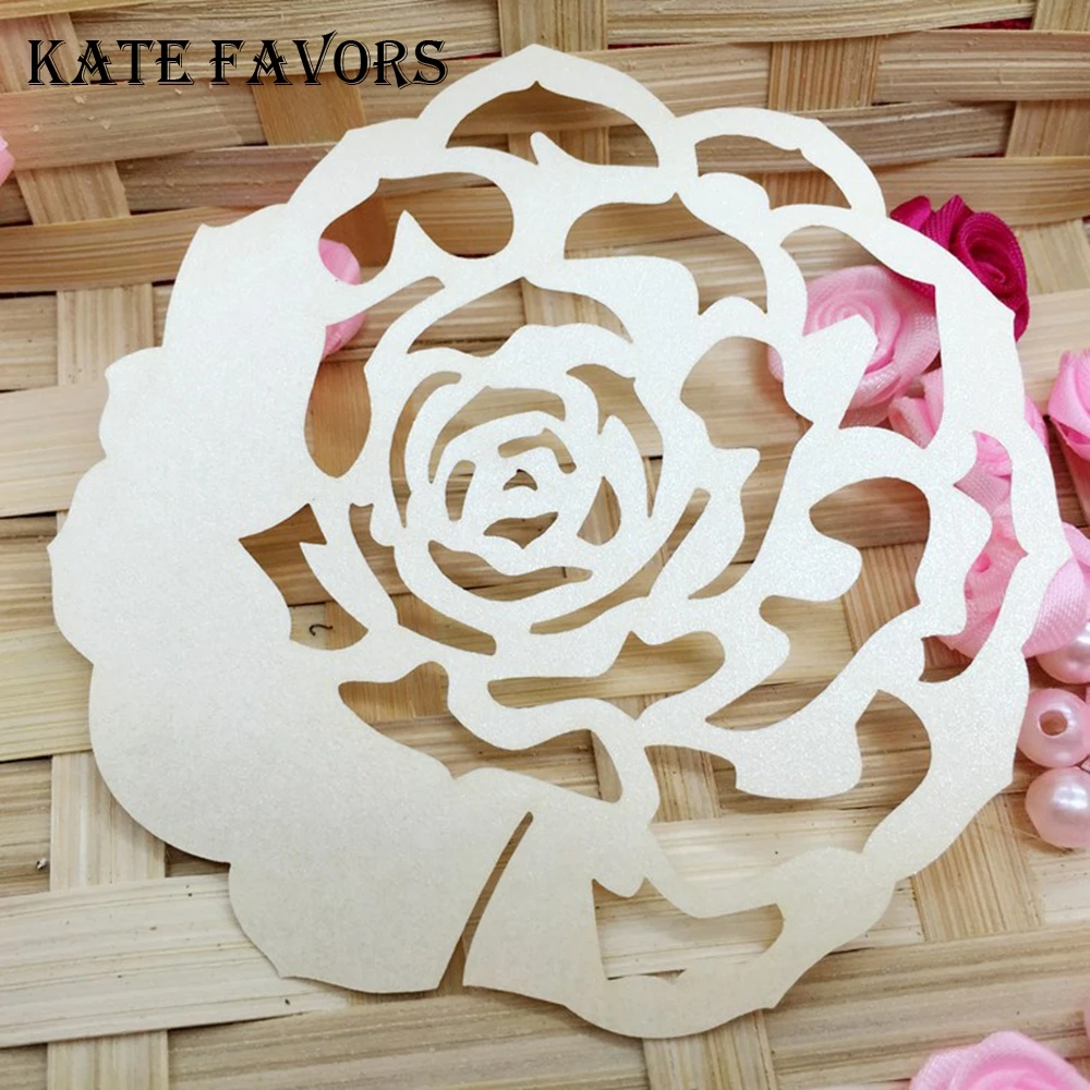 

50pcs/lot Laser Cut Flower Table Name Cards Place Cards Guest Names Mark Cards Wedding Party Table Decoration Wedding Favors