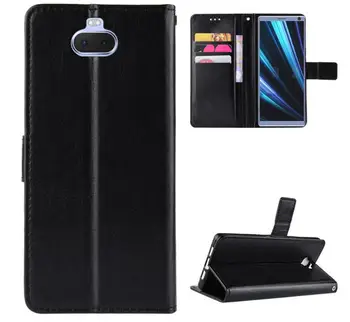 

10pcs/lot Crazy Horse Wallet Stand Flip PU Leather case For Sony Xperia 10 Plus XZ4 XZ4 Compact XZ4Mini Xperia 1 XZ Premium