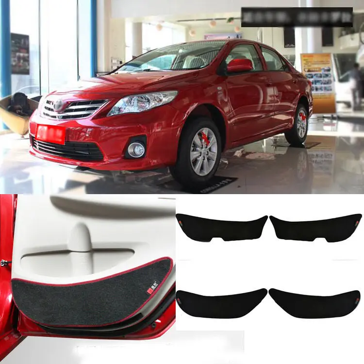 

4pcs Inside Door Anti Scratch Protection Cover Protective Pad For Toyota Corolla