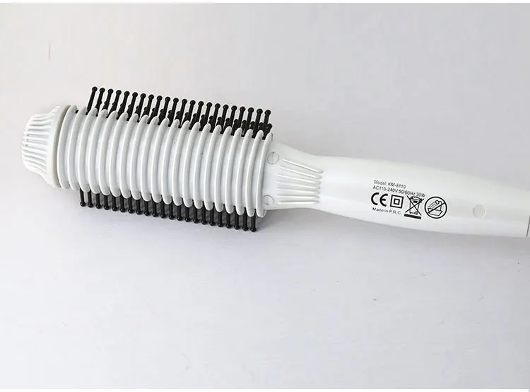Kemei Профессиональный быстрый нагрев щетка выпрямитель для волос плоский Утюг Электрический Керамический выпрямитель для волос прямолинейный бигуди-A2325