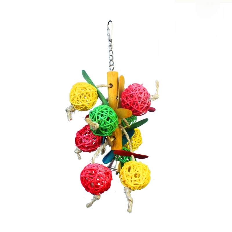 Colorful bird toy for small and medium parrots or other Bird pet toys
