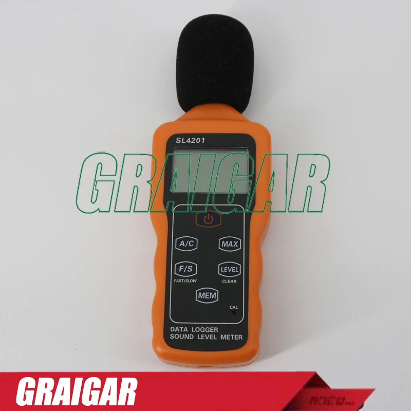 

Digital Sound Level Meter SL4201 Decibel Data Logger 30-130dB With USB SL4201