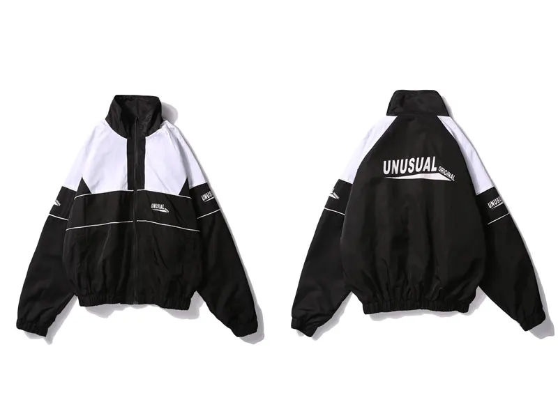 Vintage Color Block Patchwork Track Jackets 7