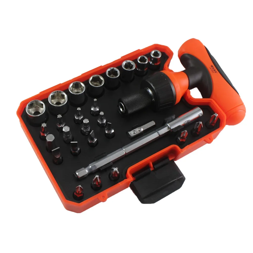 Multi purpose Tool Combination 29 Pieces Ratchet Screwdriver Set