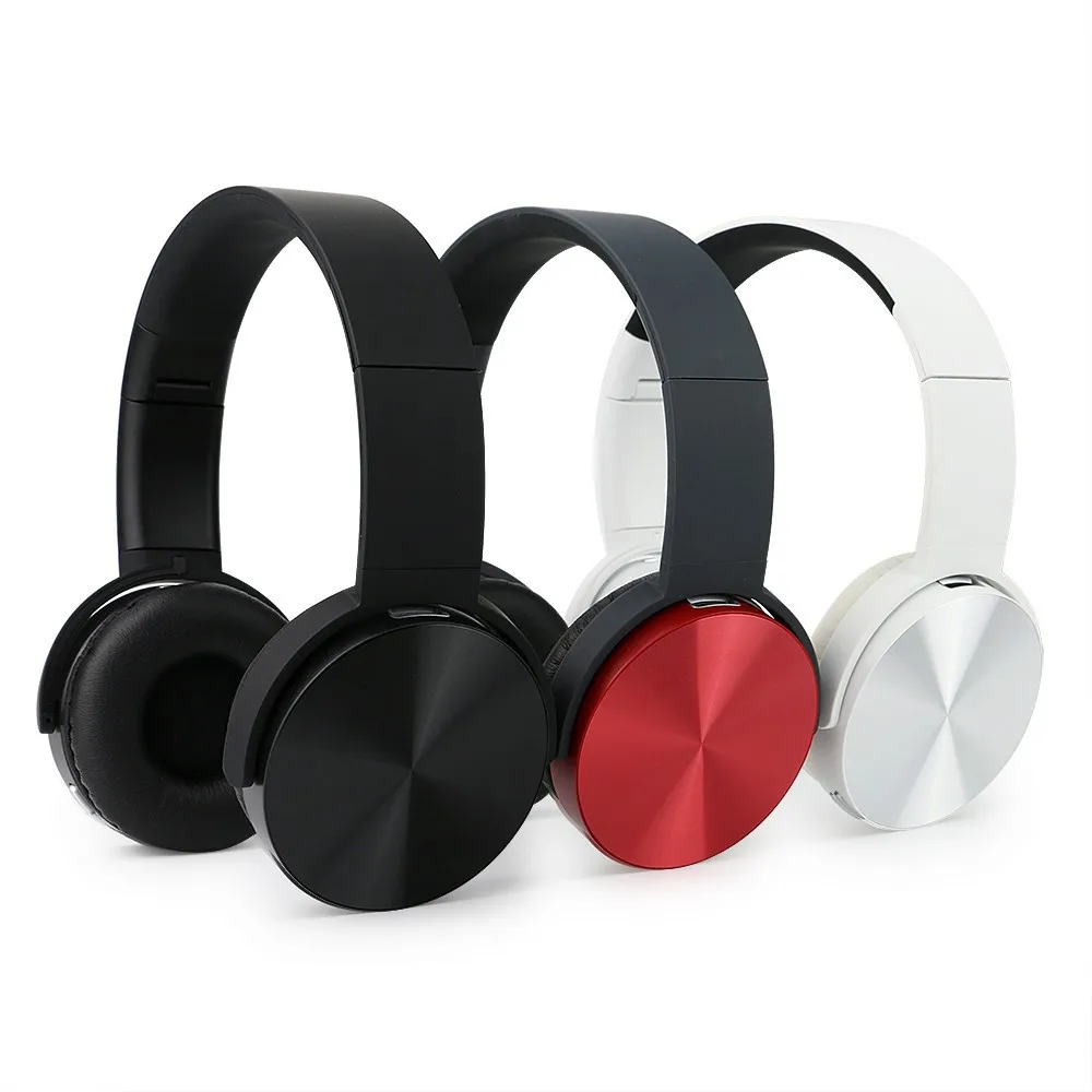 JQAIQ Bluetooth Headphones Wireless Noise Cancelling Headset Sport Bass with Mic Headphones for Iphone Android