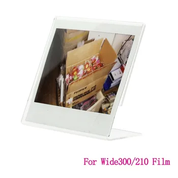 

2 Pieces L- Shaped Acrylic Simple Photo Frame for Fujifilm Instax Wide Films (Wide 210/300 )