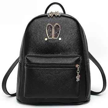 

High Quality 2019 NEW Fashion Backpack Girls Backpacks PU Leather Casual Waterproof Women Bag Free Shipping Z507