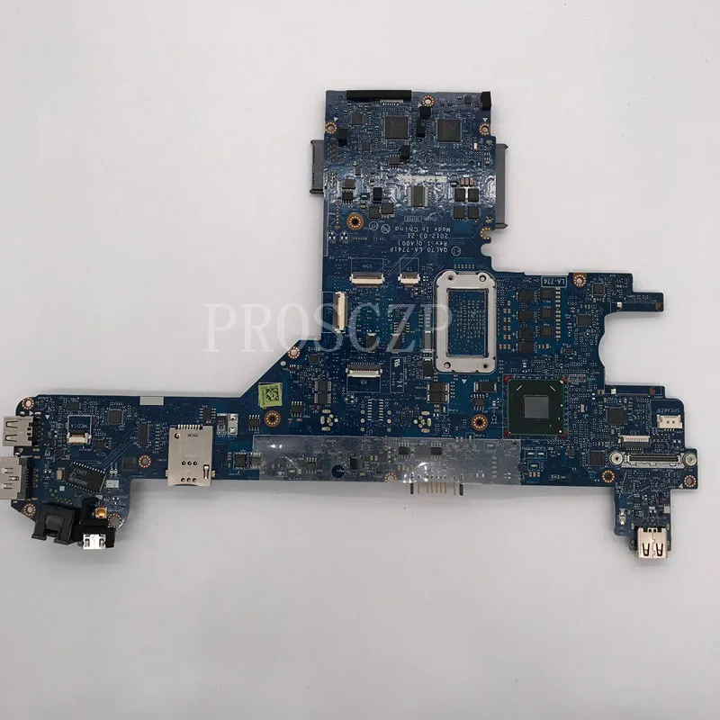 Для E6330 Материнская плата ноутбука CN-05D26F 05D26F 5D26F QAL70 LA-7741P с SR0N2 I3-3110M Процессор QM77 DDR3 протестированы