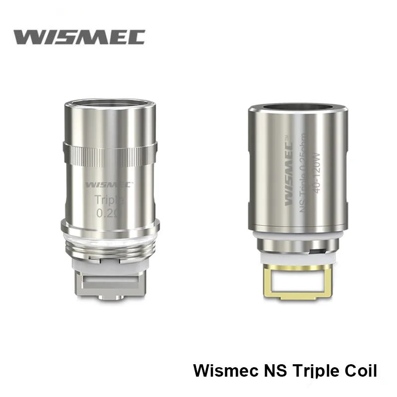 50 шт./лот Wismec НС тройной 0.25ohm катушки для Wicmec Predator 228 комплект Elabo бак Wismec НС тройной 0.25ohm катушки