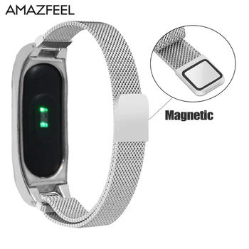 

Metal Strap for Original Xiaomi Mi Band 2 Strap Stainless Steel Bracelet Wristbands Replace Accessories for Xiaomi MiBand 2 Belt