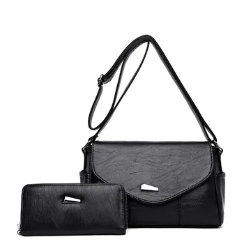 

2019 New Arrival Crossbody Bags for Women Purses and Handbags High Quality Soft Leather Ladies Shoulder Bags bolsa feminina