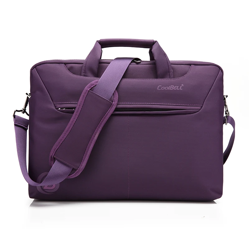 

XSKN Waterproof 14 15 inch Notebook Computer Laptop Shoulder Messenger Bag for Men Women Briefcase, Black, Red, Purple