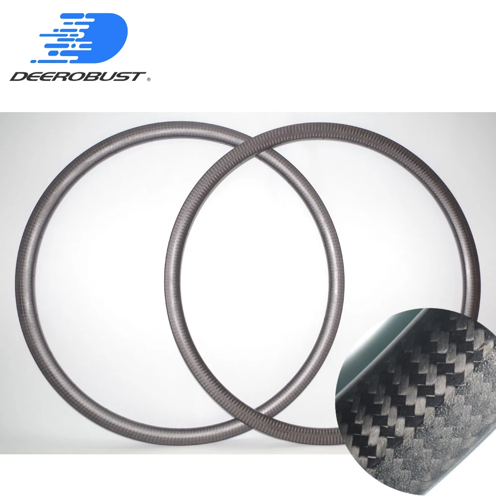 

No Burning 700c 30mm x 23mm Road Bike Carbon Rims Clincher Bicycle Rim 3K Twill Wheel ROUGH BRAKING SURFACE 16 18 20 21 24 holes