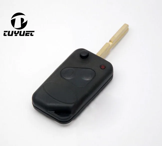 

NEW 2 BUTTON FLIP KEY FOB CASE SHELL RANGE P38 REMOTE BLADE FOR LAND RANGE ROVER