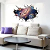 Simanfei Space Galaxy Planets Wall Sticker 2022 Waterproof Vinyl Art Mural Decal Universe Star Wall Paper Kids Room Decorate ► Photo 2/6