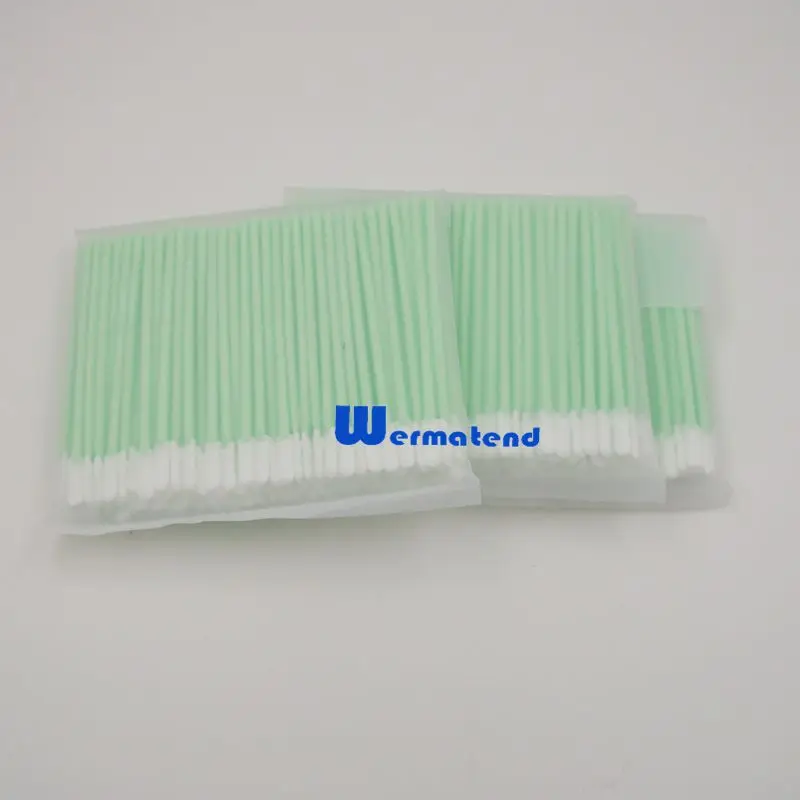 

Best quality 100pcs/ pack non-woven cotton swab for clean laser machine lens Cleanroom Cotton Tip Swab Free shipping