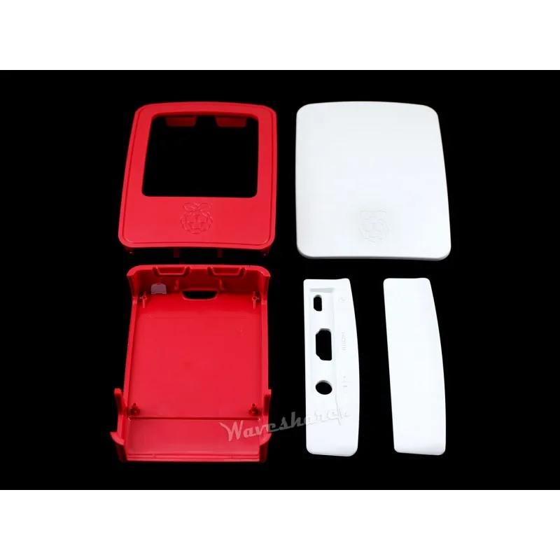 Официальный Raspberry Pi чехол для 3 B или Model Plus красный и белый цвет Высокое качество ABS