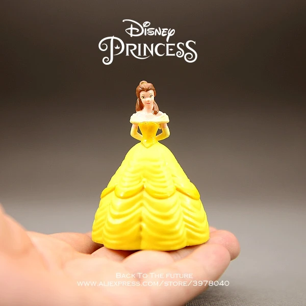 Disney Beauty and the Beast Belle Princess 7cm mini doll Action Figure