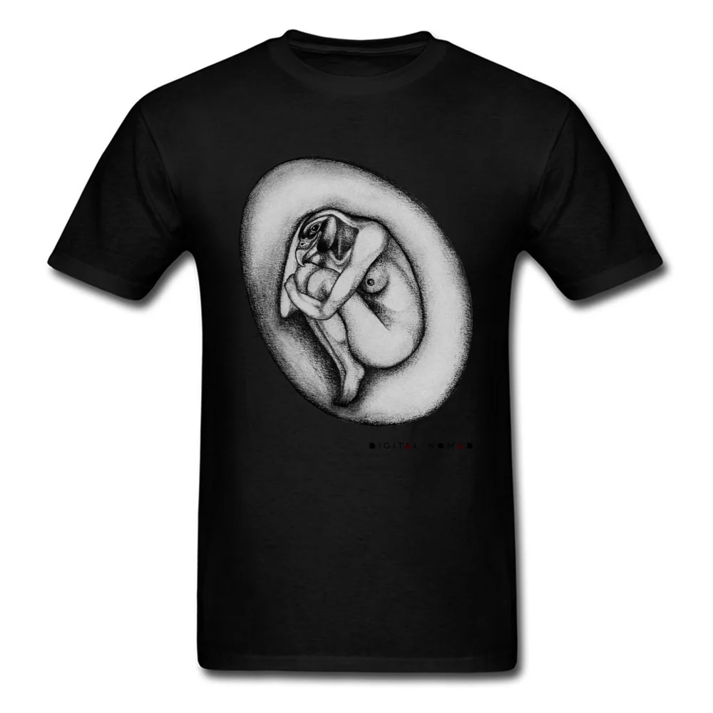 CreationDigital Nomad T-shirts Brand New Short Sleeve Geek 100% Cotton O Neck Young Tops T Shirt Street T-Shirt Autumn CreationDigital Nomad black